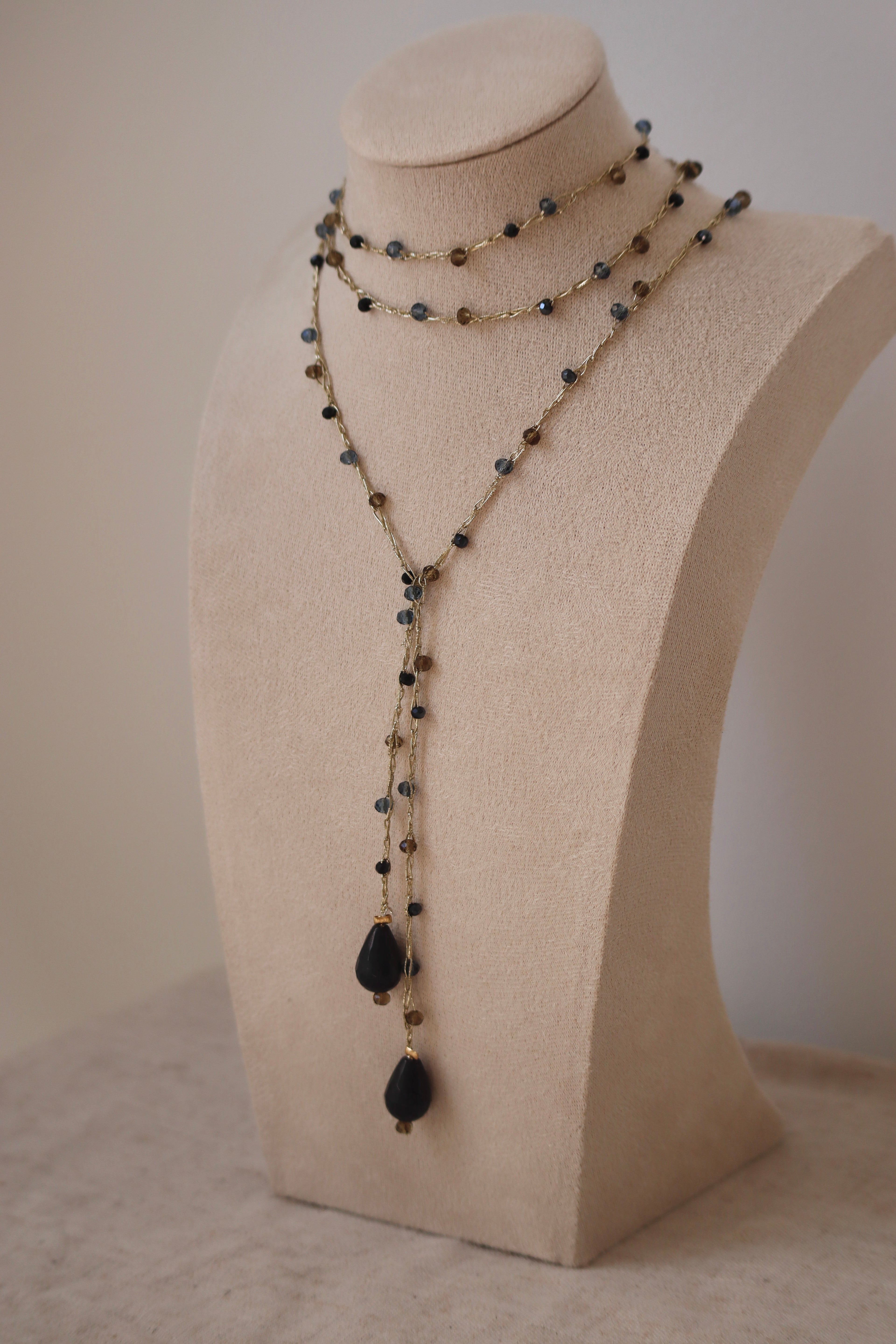 Collar Lágrima Azul