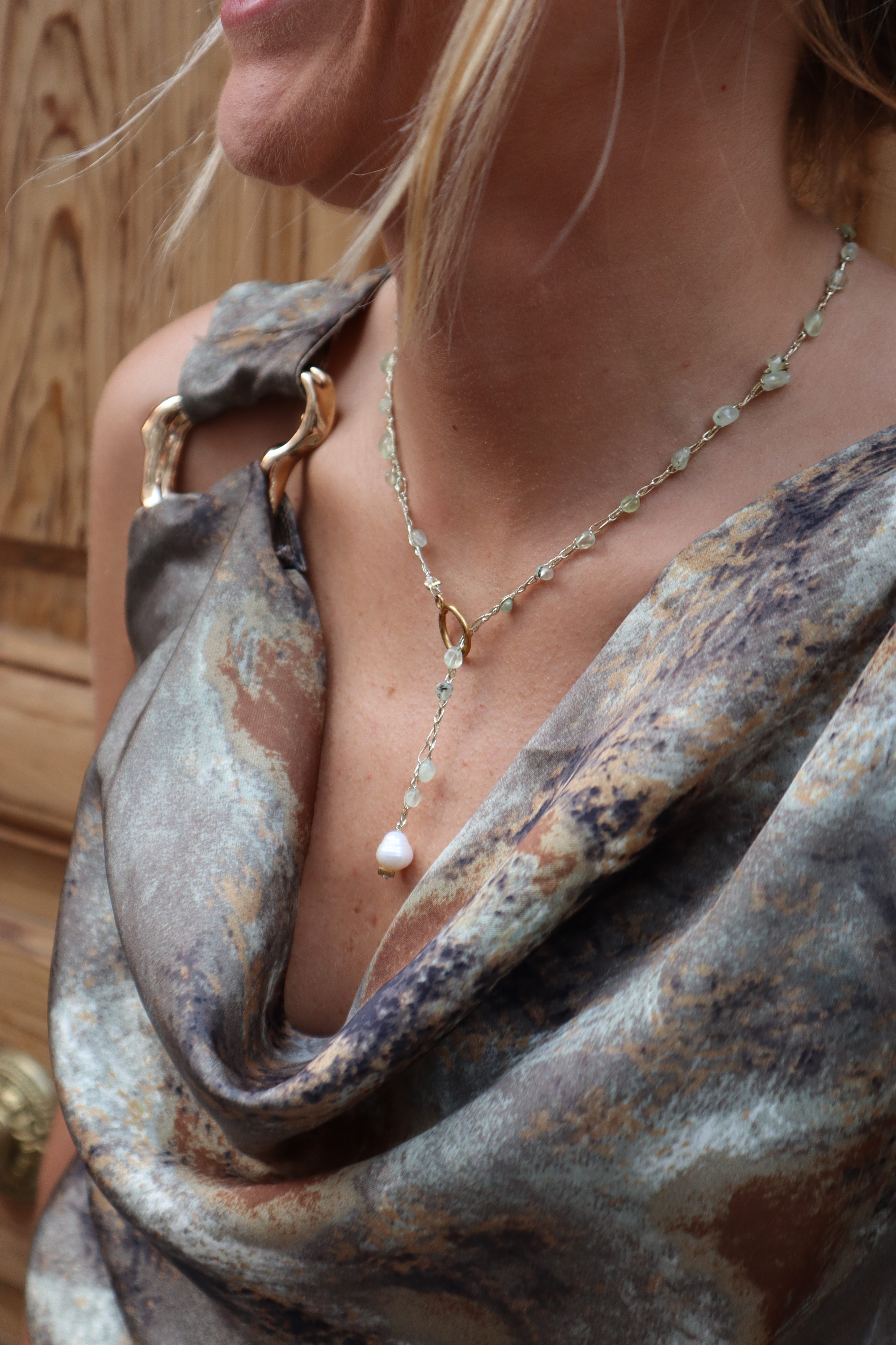 Collar Perla Verde