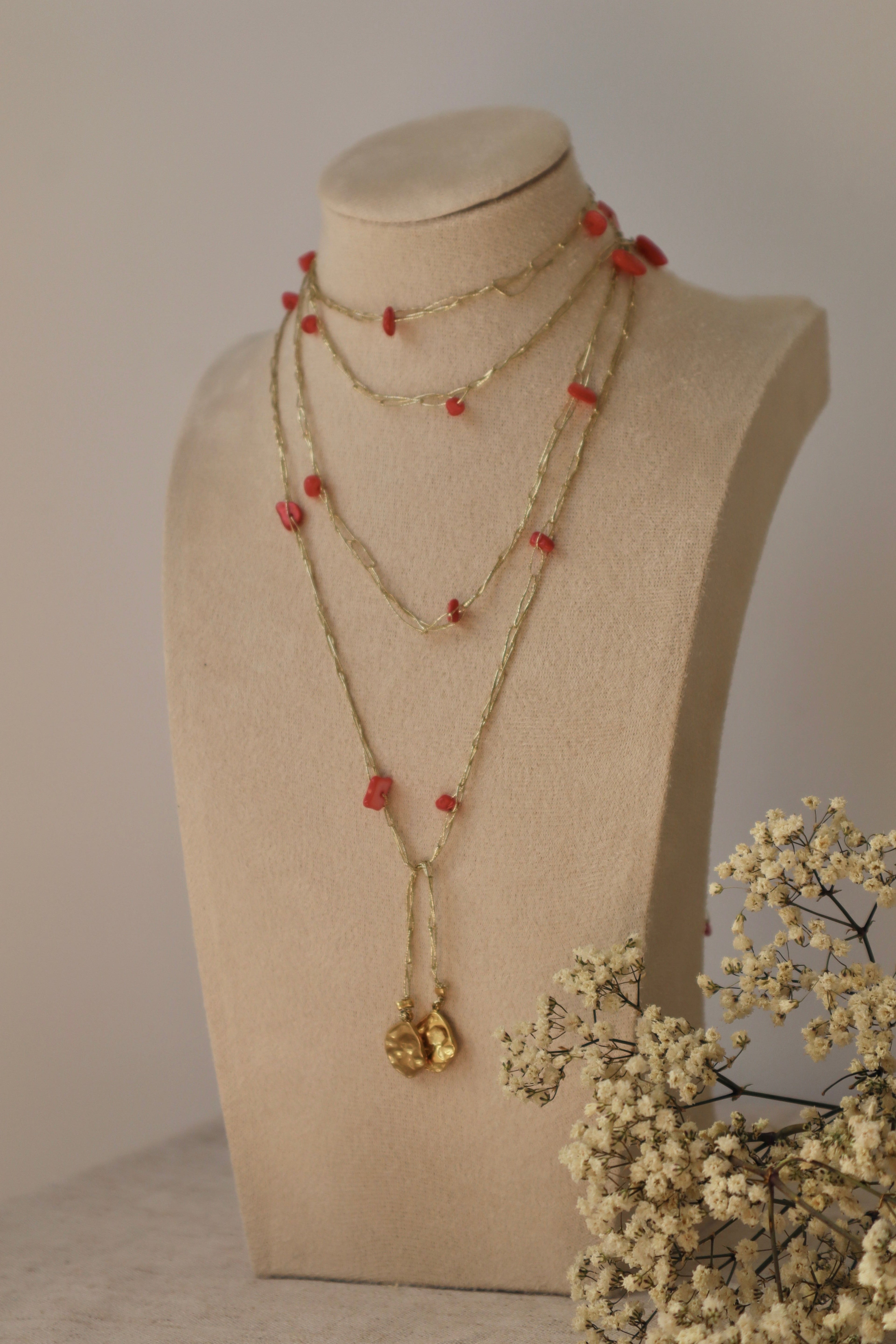 Collar Multiposición Rojo
