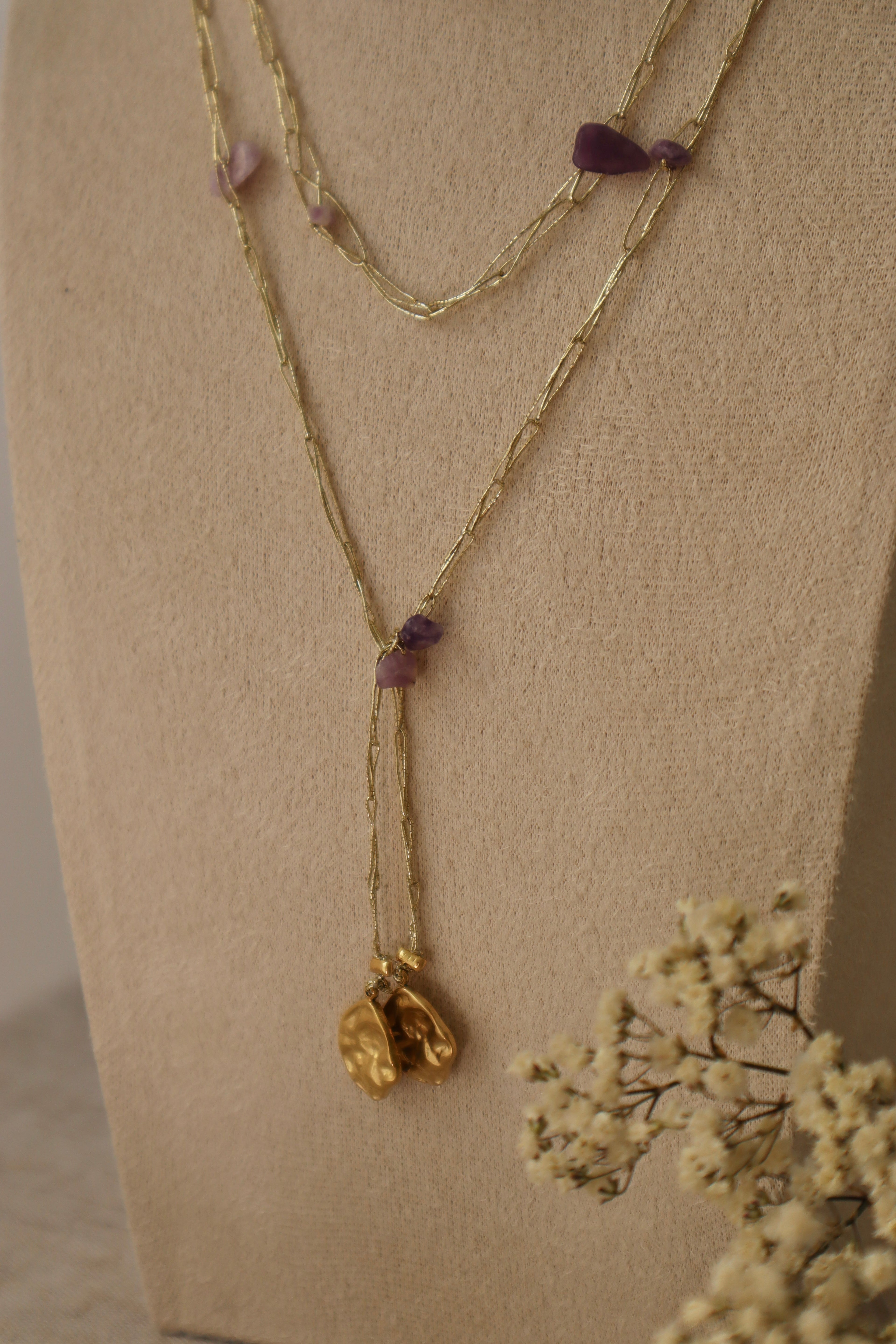 Collar Multiposición Morado