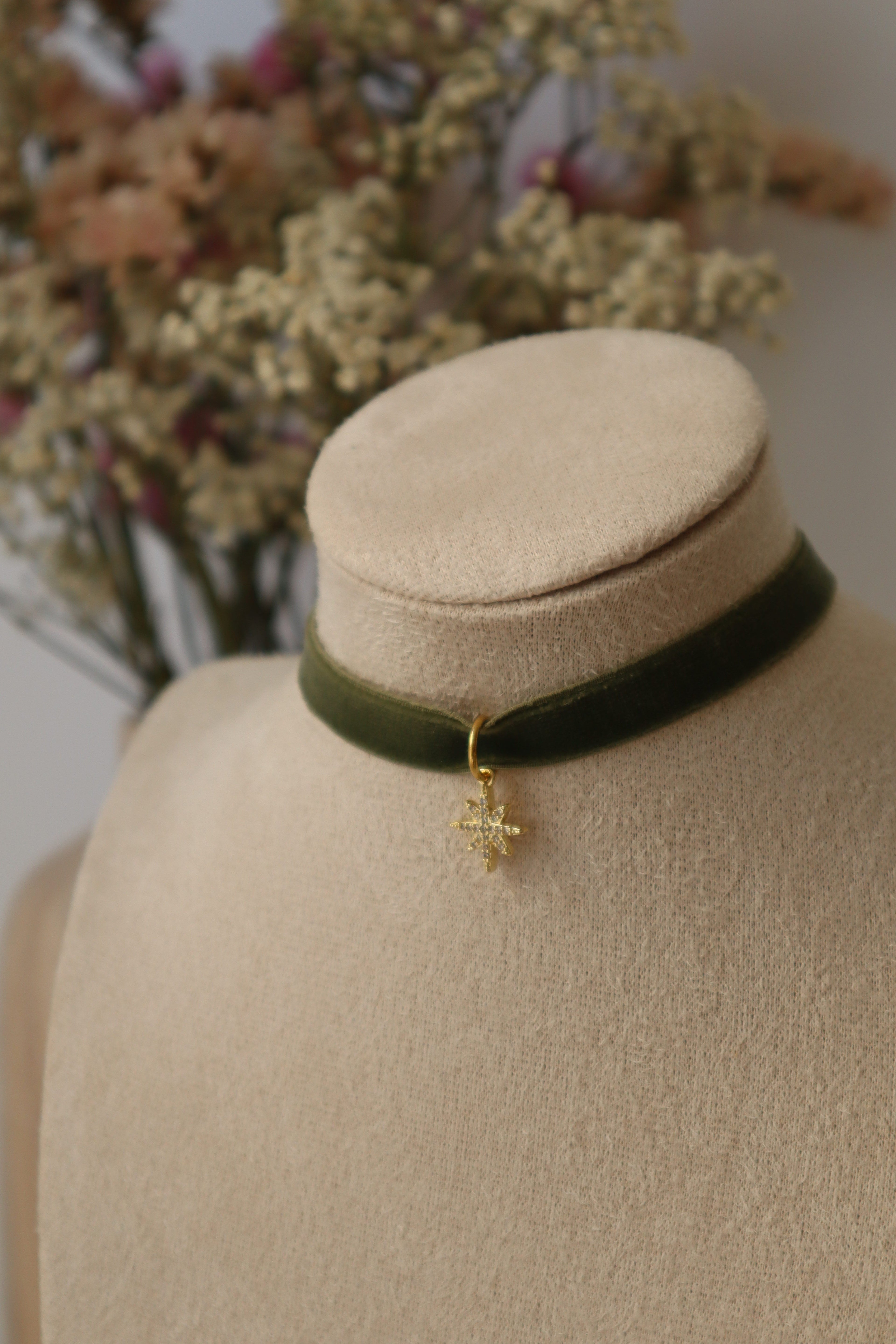 Choker Estrella Verde