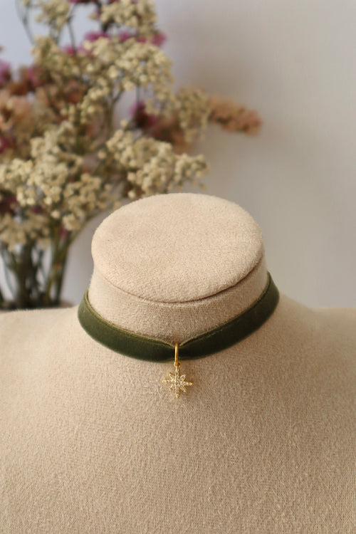 Choker Estrella Verde